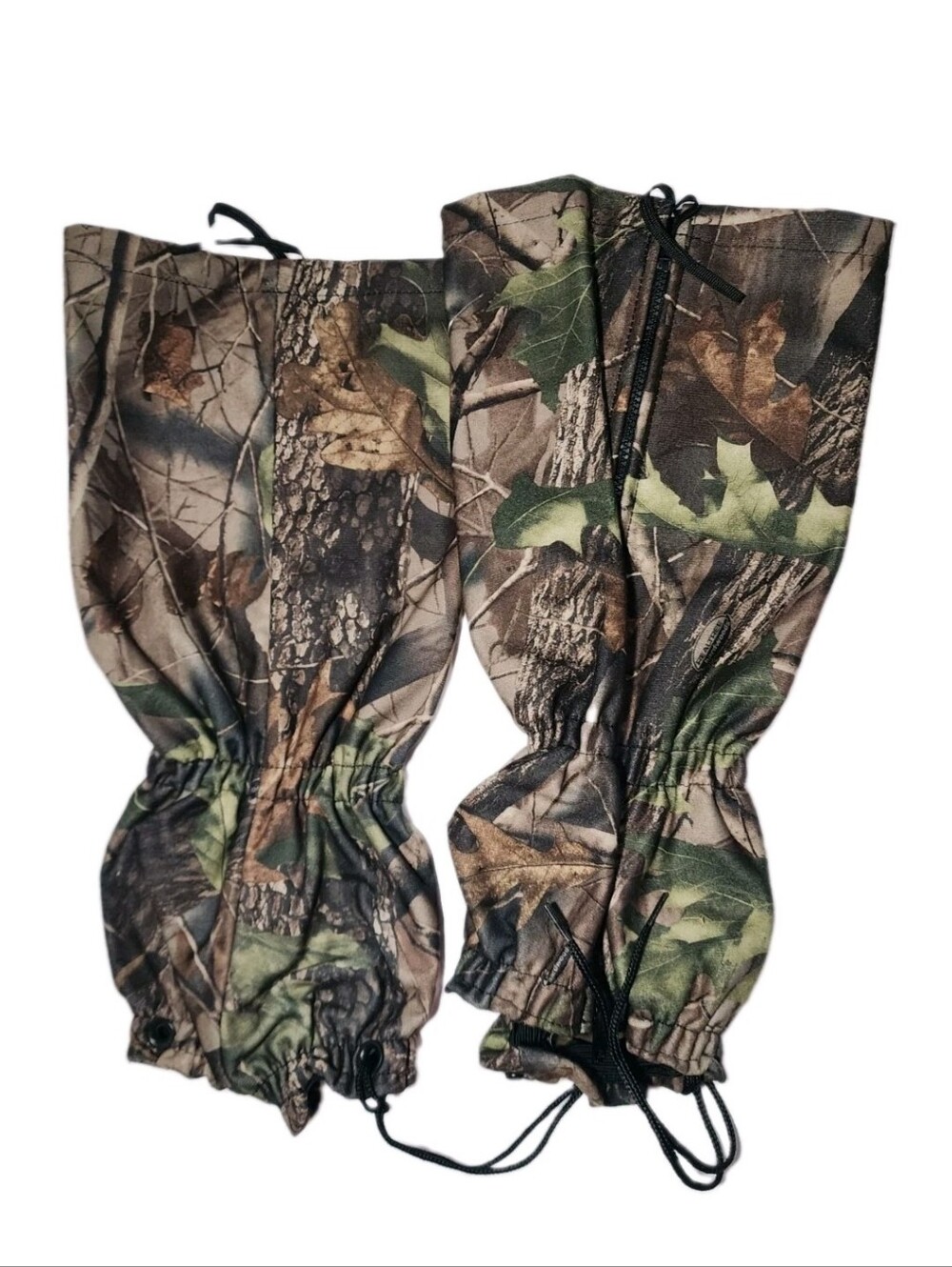 New 18" Fieldline Leg Gaiters Realtree Hardwoods Camo Zip Up Camouflage Hunting